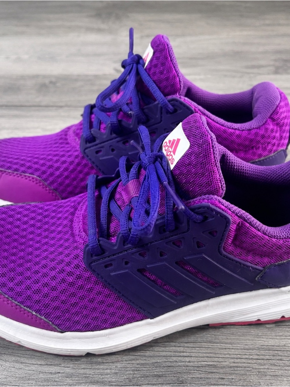 Adidas Galaxy 3 Cloudfoam  Women’s Purple Mesh Running Shoes Size 7